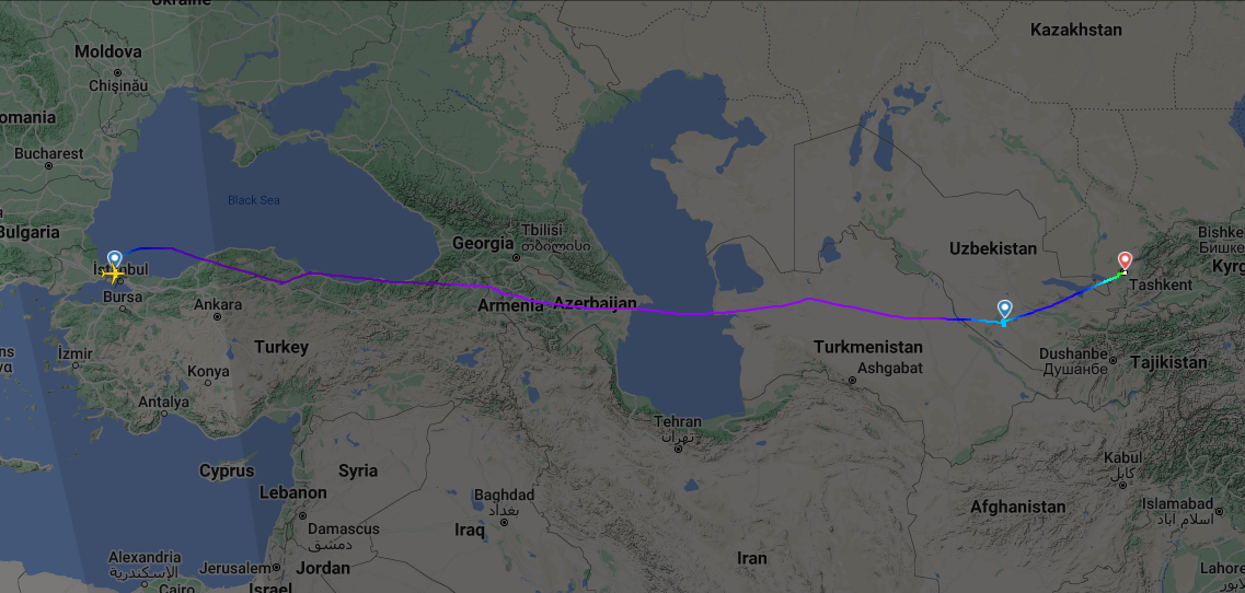 Туркиядан учган самолёт Бухорога қўна олмай, бошқа аэропортга йўл олди