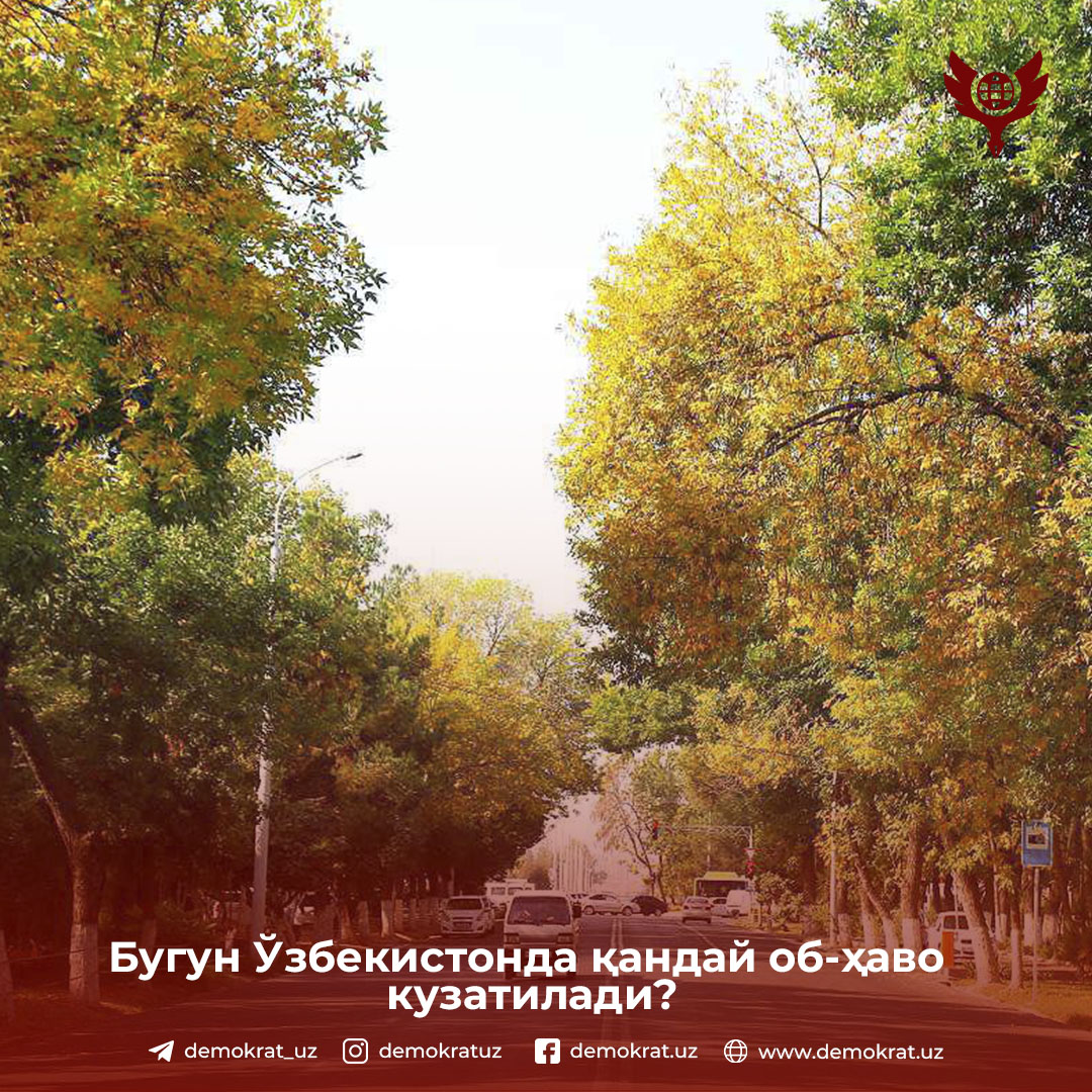 Бугун Ўзбекистонда қандай об-ҳаво кузатилади?