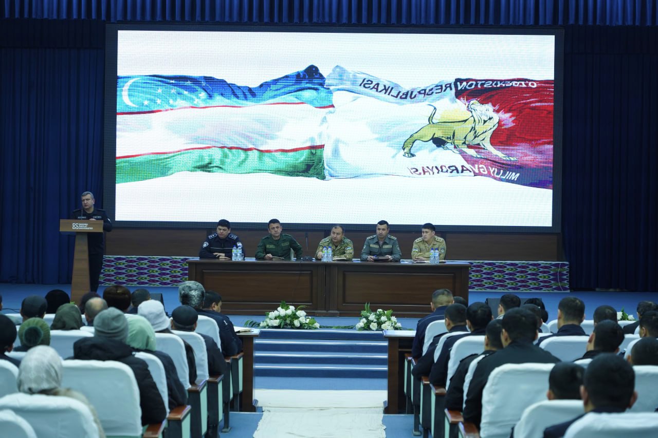 Milliy gvardiya Buxoro viloyati boʻyicha boshqarmasi hamda “Qoʻriqlash” boshqarmasi shaxsiy tarkibi va ularning oila aʼzolari ishtirokida profilaktik suhbat-uchrashuvi oʻtkazildi