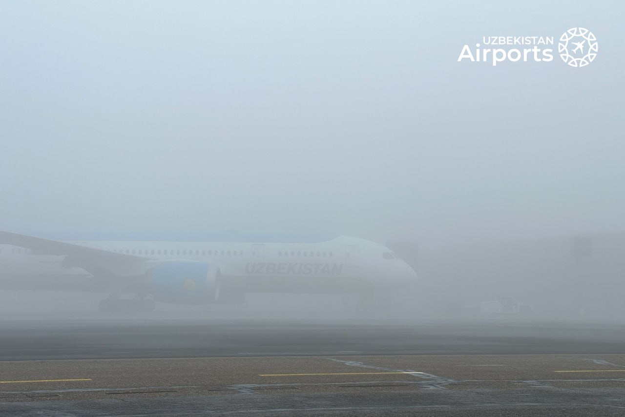 Toshkentga qoʻnishi kerak boʻlgan bir nechta reyslar tuman sabab boshqa hududdagi aeroportlarga qoʻnmoqda