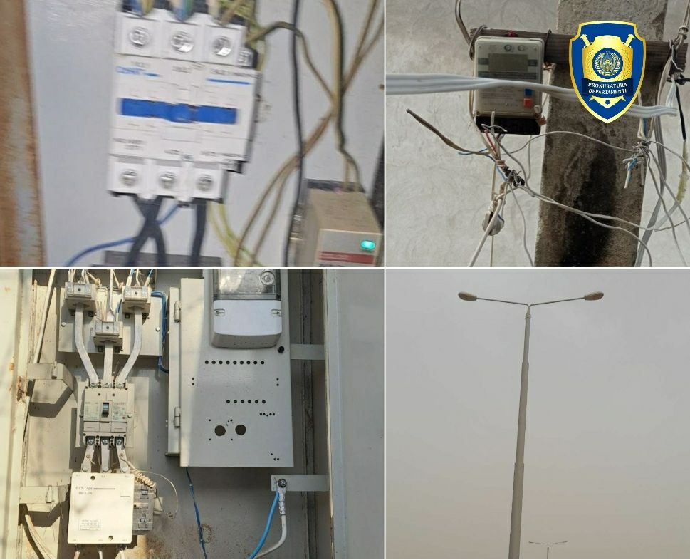 Uchta hududda elektr energiyasidan noqonuniy foydalanish holatlari fosh etildi