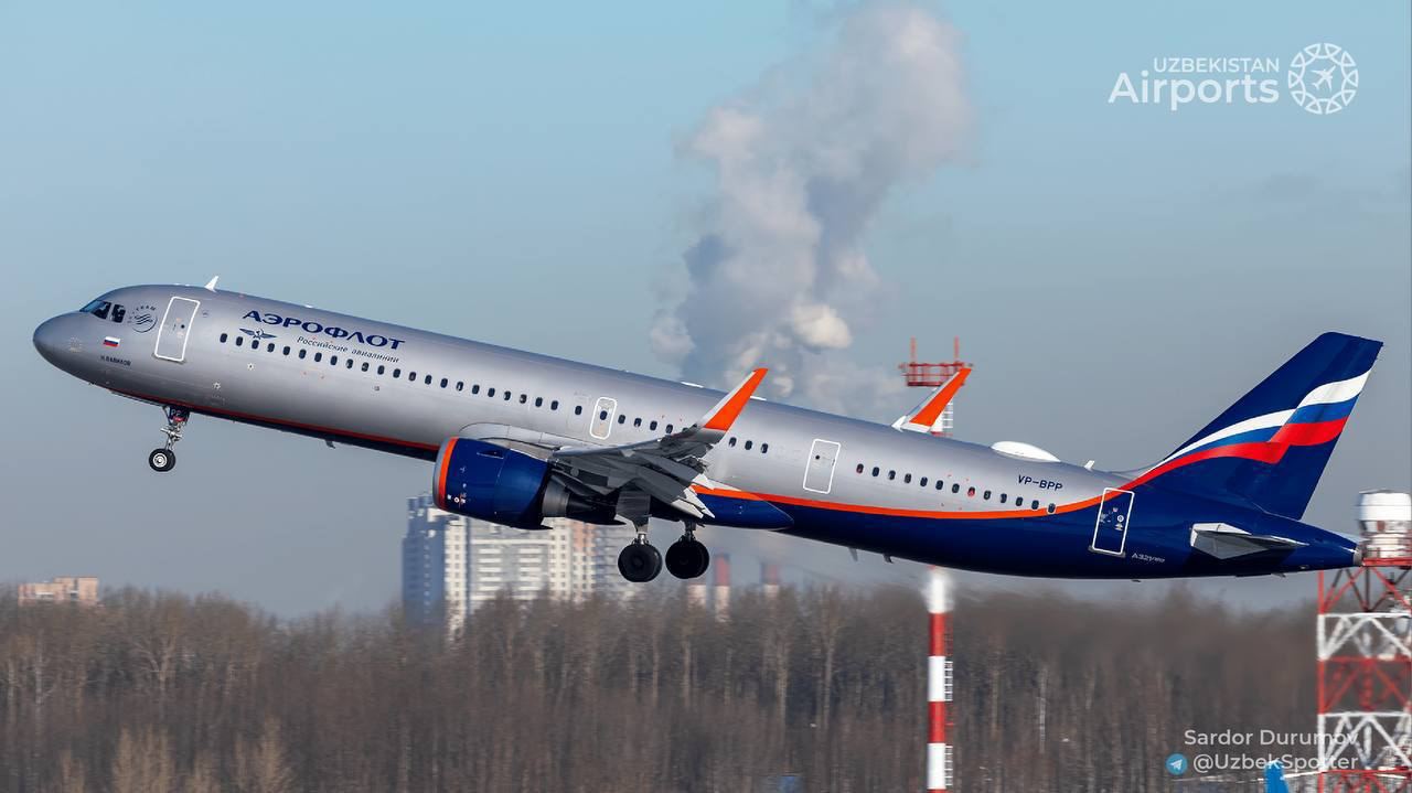 ​​Toshkentda “Aeroflot” reysi 6 soatdan ortiq kechiktirildi