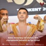 Boks: Hasanboy Doʻsmatov IBA chempionlik kamarini qoʻlga kiritdi