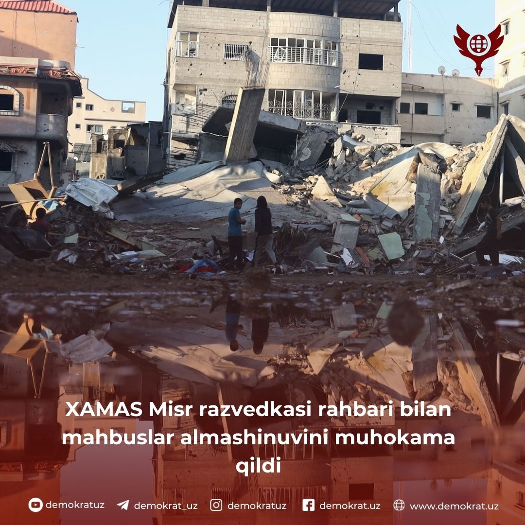 HAMAS Misr razvedkasi rahbari bilan mahbuslar almashinuvini muhokama qildi