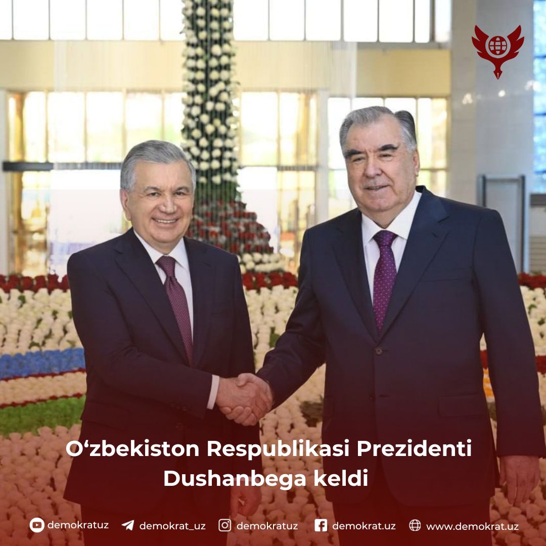 O‘zbekiston Respublikasi Prezidenti Dushanbega keldi