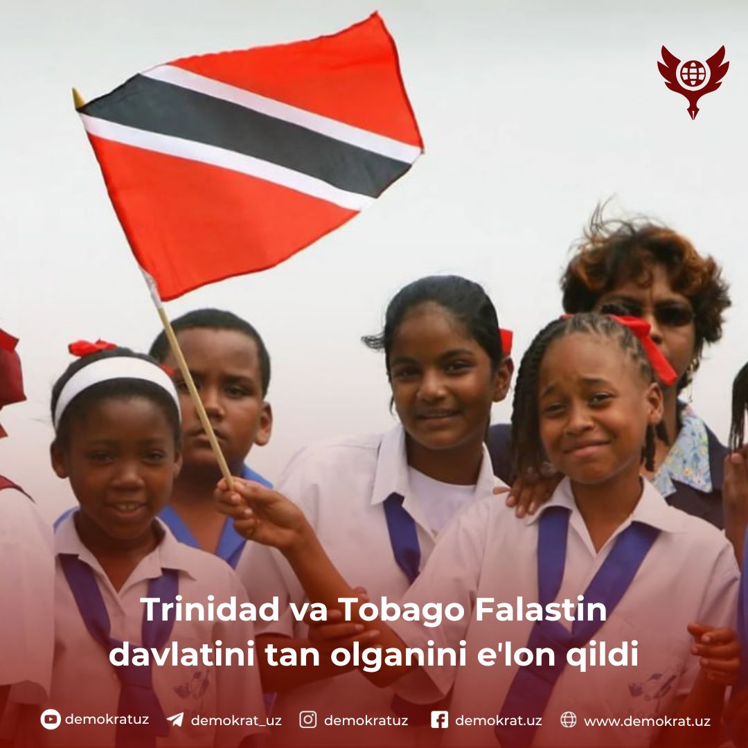 Trinidad va Tobago Falastin davlatini tan olganini eʼlon qildi