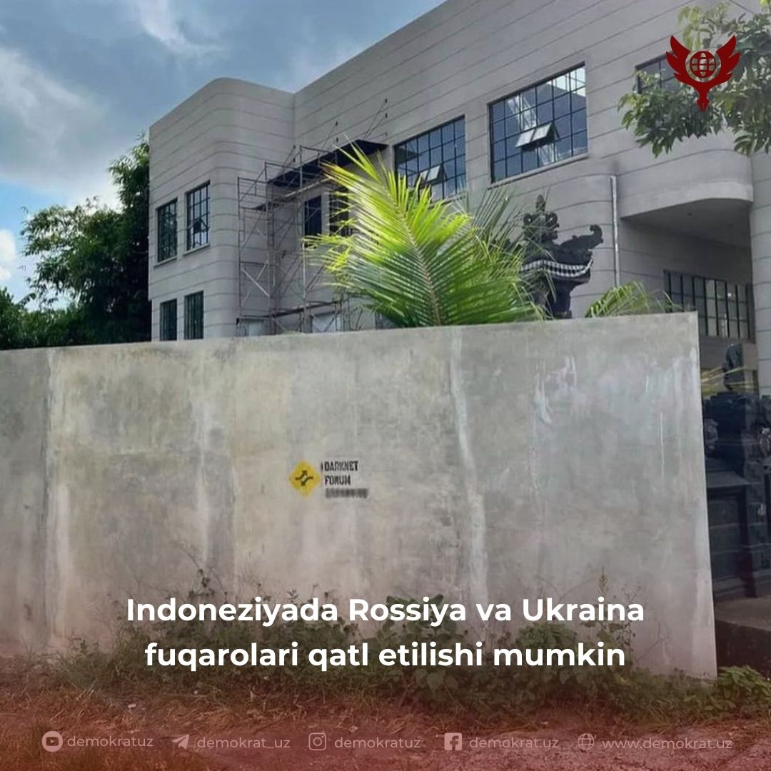 Indoneziyada Rossiya va Ukraina fuqarolari qatl etilishi mumkin