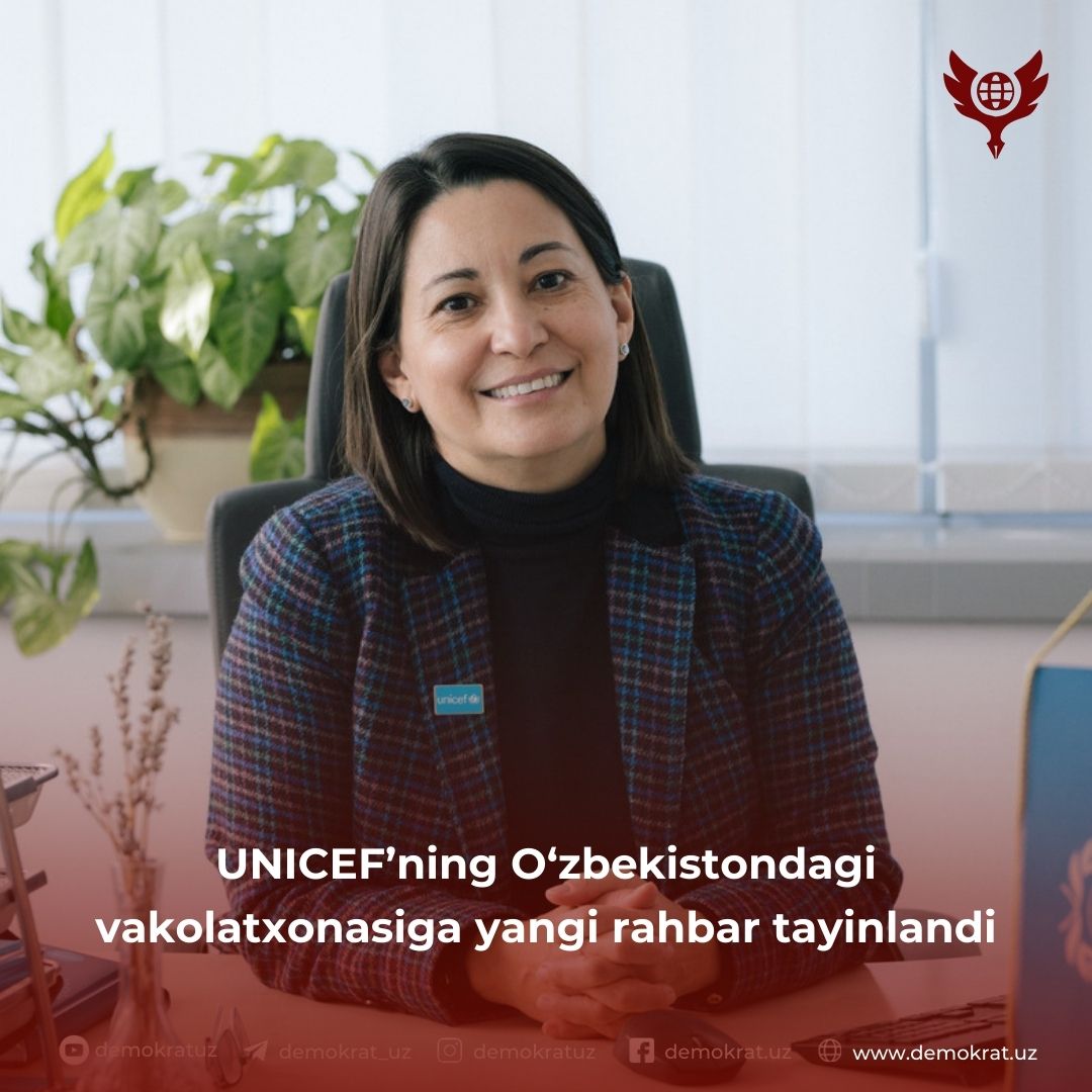 UNICEF’ning O‘zbekistondagi vakolatxonasiga yangi rahbar tayinlandi