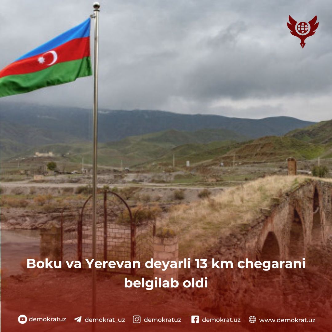 Boku va Yerevan deyarli 13 km chegarani belgilab oldi