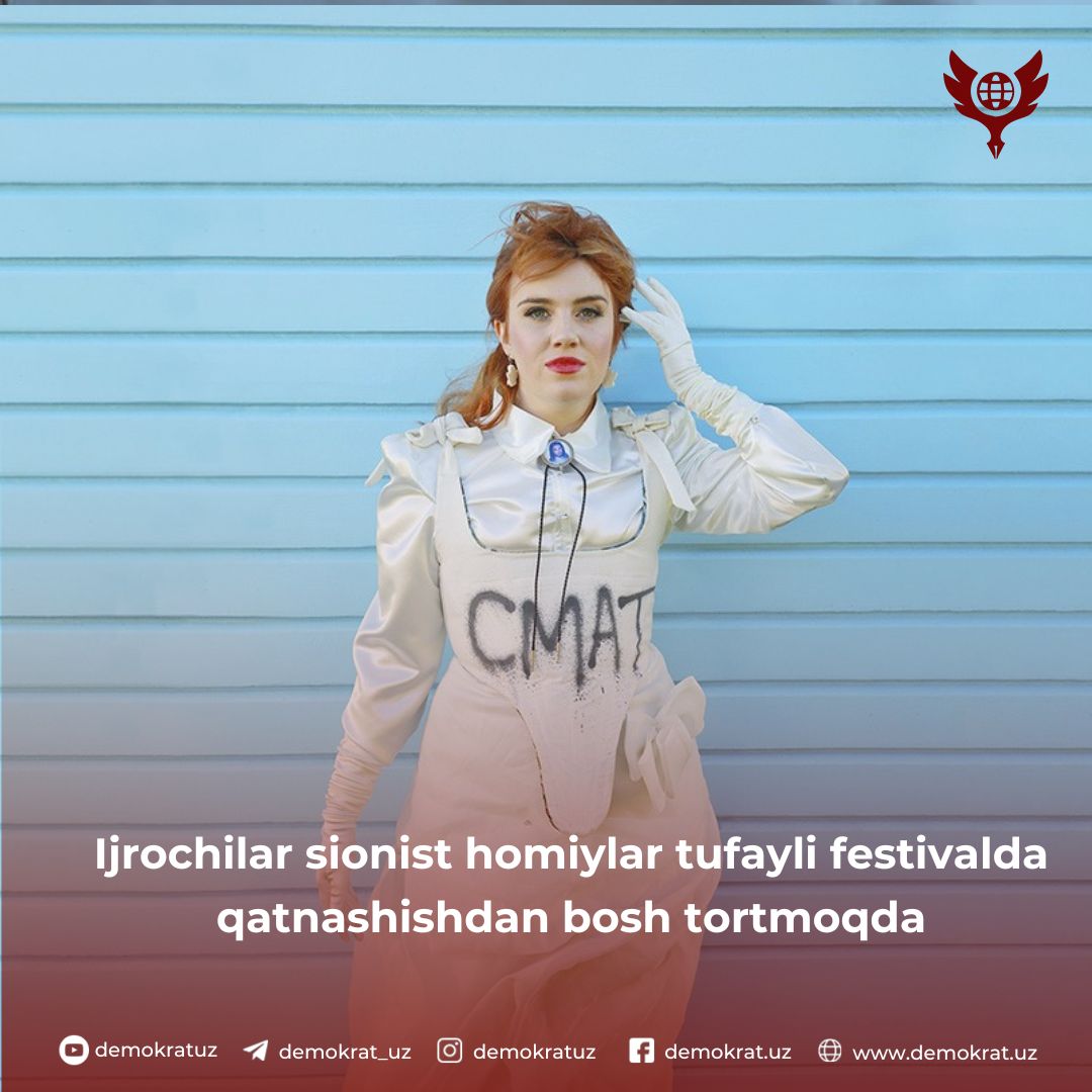 Ijrochilar sionist homiylar tufayli festivalda qatnashishdan bosh tortmoqda