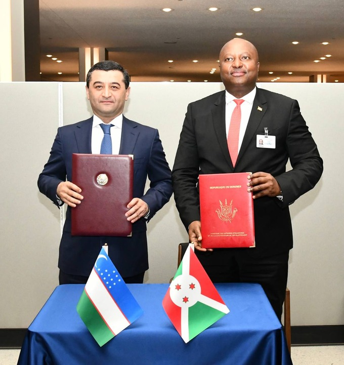 Oʻzbekiston va Burundi oʻrtasida diplomatik aloqalar oʻrnatildi