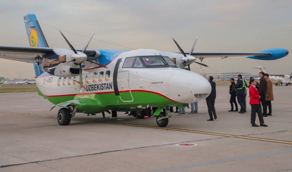 Uzbekistan Airways L-410 rusumli samolyotni qabul qildi