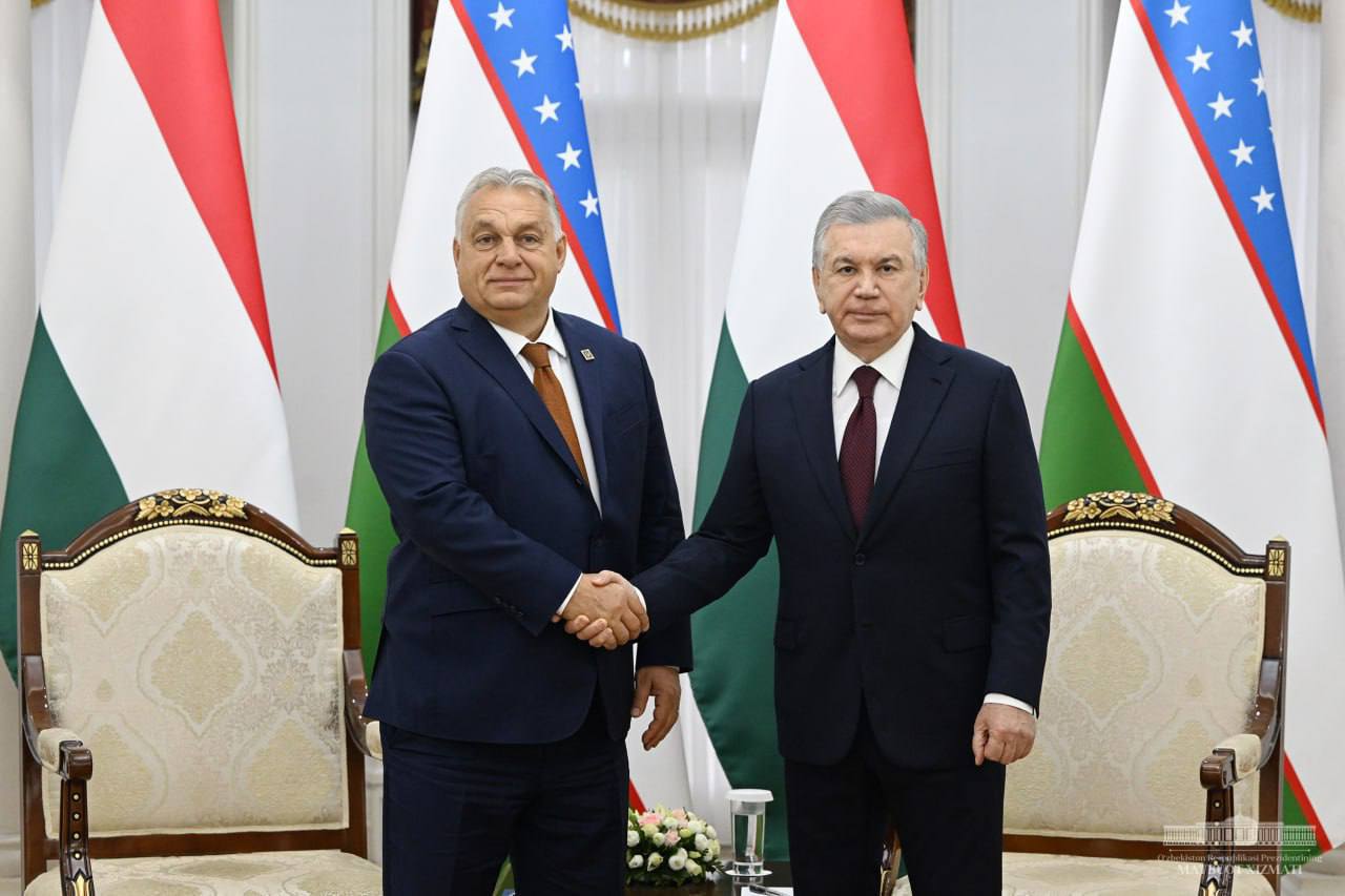 Shavkat Mirziyoyev Vengriya Bosh vaziri Viktor Orban bilan uchrashdi