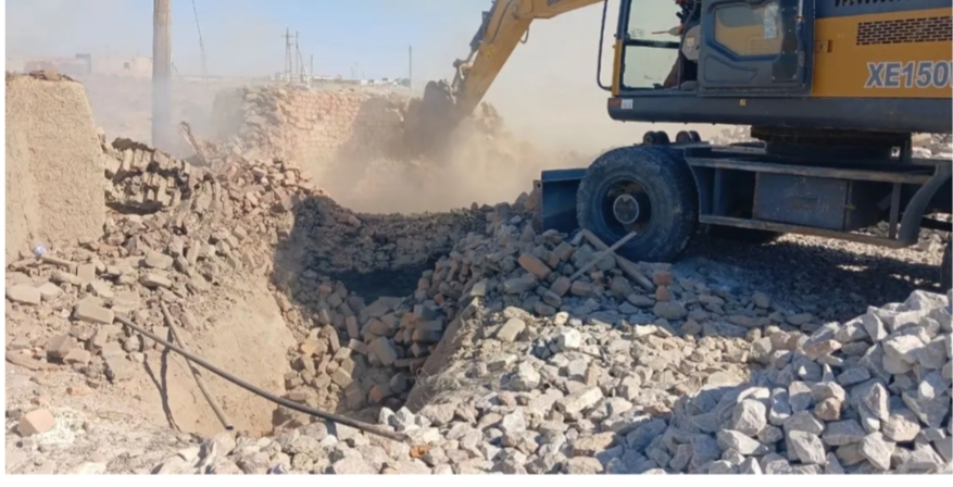 Navoiyda 30 dan ortiq noqonuniy ohak pishirish xumdonlari buzib tashlandi