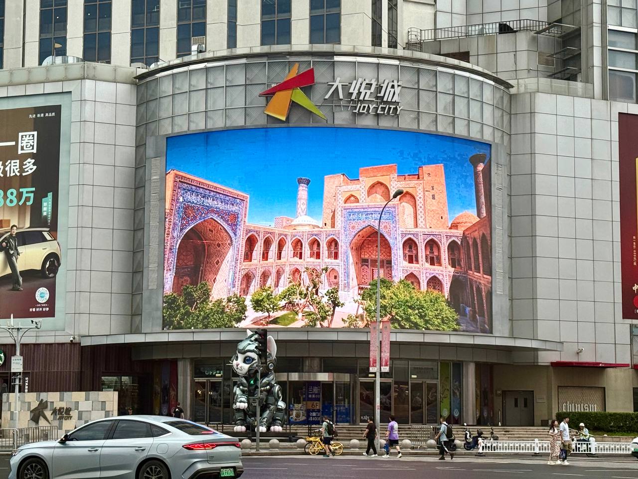 O‘zbekiston turizmi Xitoy ko‘chalarida targ‘ib qilinmoqda