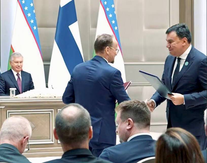 Finlyandiya Suv Forumi bilan Anglashuv deklaratsiyasi imzolandi