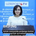 Isitish mavsumida yordamga muhtoj oilalarni qo‘llab-quvvatlash bo‘yicha amalga oshirilayotgan ishlar yuzasidan brifing o‘tkazildi
